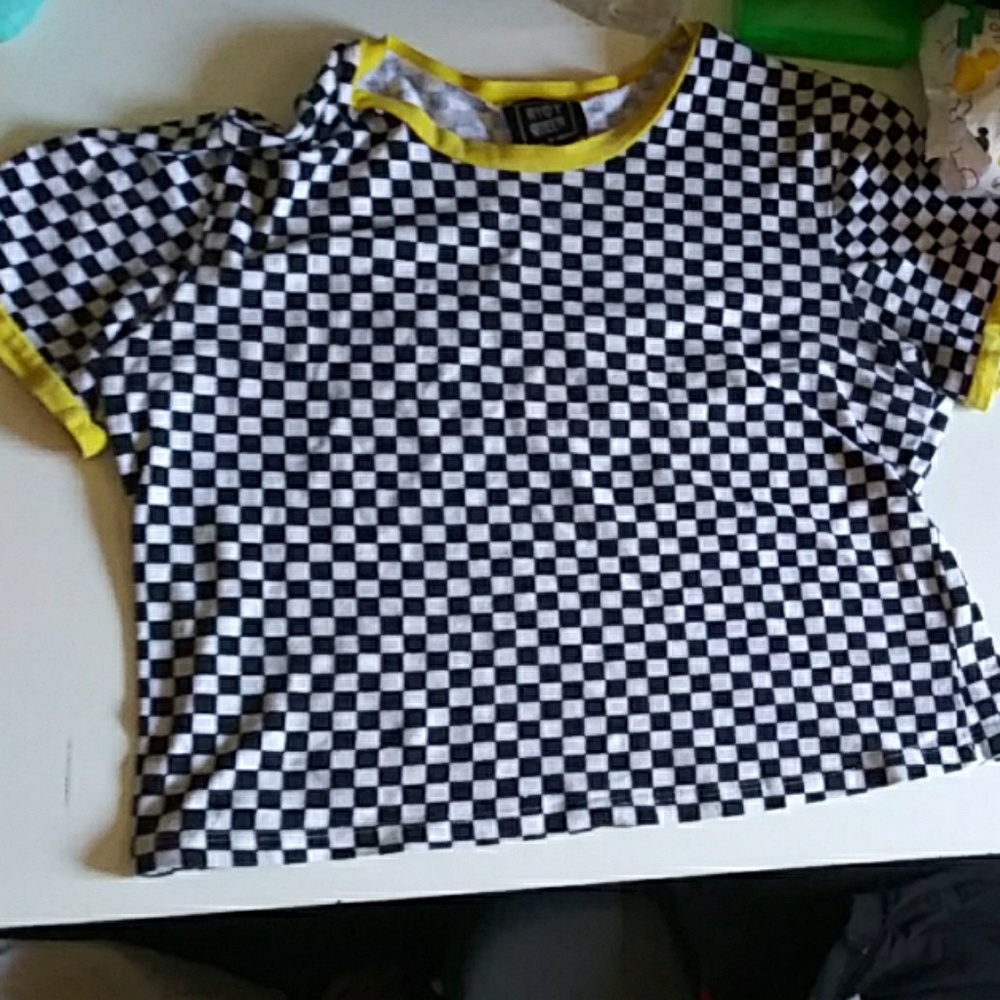 checkerboard shirt